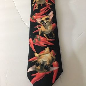 Tie - Aye Chihuahua Dog RALPH MARLIN Suite Necktie